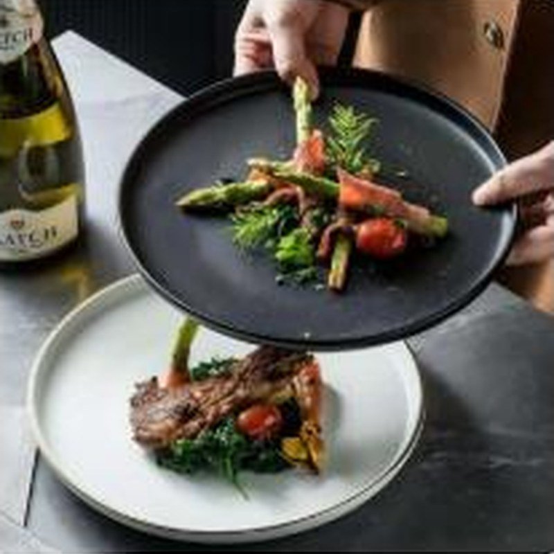 Plato grande para restaurante y suministro B2B - producto de cerámica al mayoreo